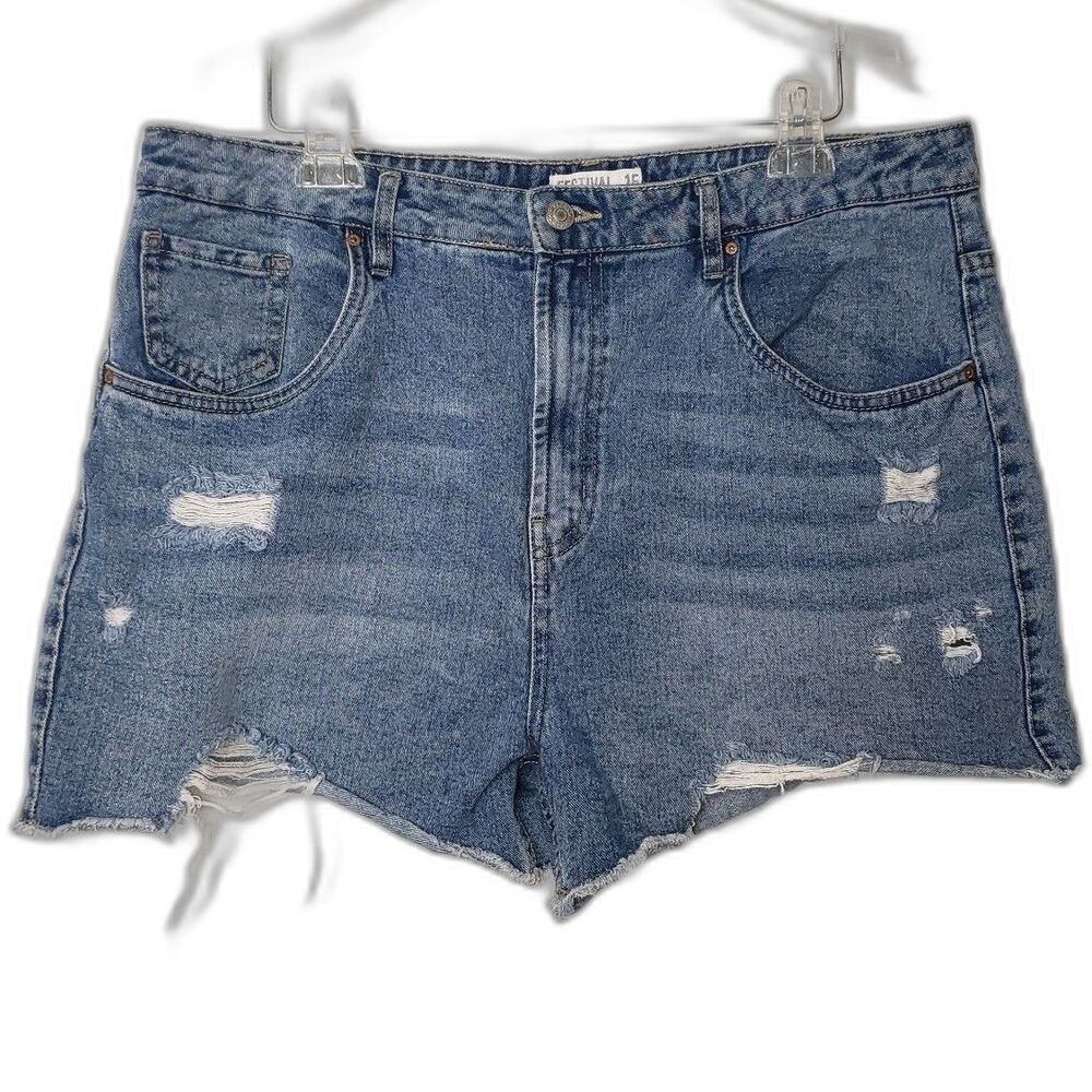 FESTIVAL Refuge Denim Jean Shorts Juniors Size 15